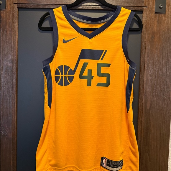 Nike Other - Nike Gold and Navy Dri-FIT Basketball Jersey